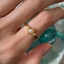 Mindful Pearl Fidget Ring