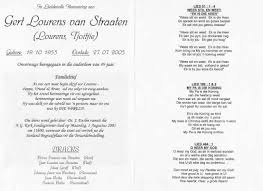 Dis die liefde wat net een man ooit kan gee. Search Funeral Programs Begrafnisbriewe