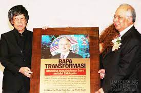 Najib razak was the chairman of the barisan nasional coalition from april 2009 to may 2018 and the president of the united malays national organisation from november 2008 to may 2018,234 which had maintained control of he is referred to as father of transformation (bapa transformasi). Limkokwing Uni On Twitter Malaysian Institute Of Directors Tan Sri Limkokwing Recognised Najibrazak As Bapa Transformasi Malaysia In 2011 Http T Co 9raubslsl6