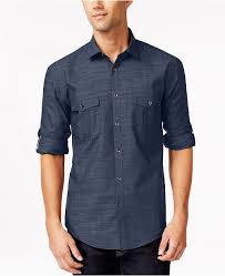 mens warren long sleeve shirt created for macys