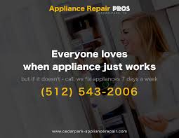 cedar park appliance repair and parts
