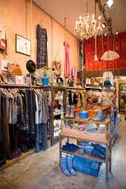 Erin Nathan S Collaboratively Creative Bungalow Backyard Clothing Store Interior Vintage Clothes Shop Shop Interior Design