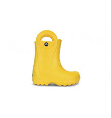 These playful rain boots handle it from crocs are popular with both kids and parents. Crocs Kids Boots Rain Handle Boot Yellow Alpinstore