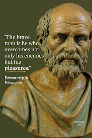 stoics mention democritus? was he pretty stoic?