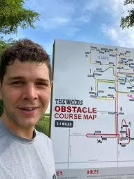 Obstacle park for training with room for improvement