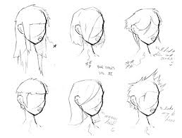 Choose where the hair will be parted (red) and subdivide it (blue) following the flow of the chosen hairstyle. Comic Art Reference Female Hair Styles