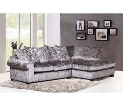 Spielend leicht wird die schlaffunktion von vorne bedient. Marilyn Crushed Velvet Corner Sofa Silver Wohnzimmer Sofa Samt Ecksofa Wohnzimmer Grau
