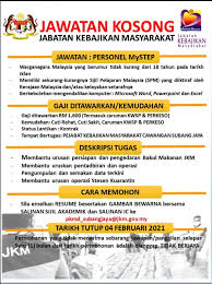 Posted by jabatan kebajikan masyarakat daerah gombak at 09:14. Iklan Jawatan Pejabat Kebajikan Daerah Subang Jaya Jobs Hub