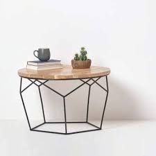 Place lamps, display photos, and incorporate storage by adding a coffee and side tables to a sofa or couch. Priti Morgan Coffee Table Iron Wooden Table Side Table End Table Living Room Table Buy Online In Antigua And Barbuda At Desertcart 160115436