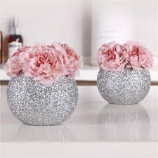 Centerpieces can be used for a special occasion table or just to freshen up your room or outside area. Amazon Com Lynnsdecor Bling Vase Glitter Vase Wedding Centerpiece Bridal Shower Decorations Baby Shower Centerpiece Engagement Party Decor Vase Centerpiece Home Kitchen