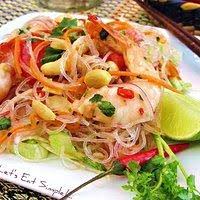 Thai mee hoon kerabu (. Kerabu Tang Hoon Spicy Glass Vermicelli Salad A Twin Post Recipes Tasty Query