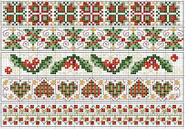 Free Christmas Cross Stitch Border Patterns Novocom Top