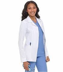 landau swing style lab coat 8722