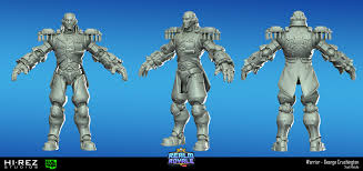 Artstation Realm Royale George Crushington Scott Kletzka George Character Artwork