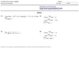 Simply because we should deliver everything that you need a single genuine in addition to reputable supply, many of us existing useful facts about a variety of subjects and also topics. Precalculus Composite Functions Worksheet Answers