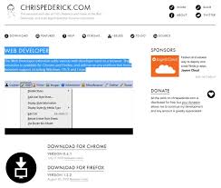 Web Developer Toolbar The Web Developer Extension Adds Various Web Developer Tools To A Browser The Extension Is Available For Chr Web Development Browser Support Ads