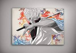 We offer canvas prints that are dedicated to some of the most popular anime of all time and art from those who also have. Amazon Com Sakata Gintoki Gintama Poster Gintama Anime Canvas Print Wall Art Gintama Anime Home Decor Gintama Watercolor Print Handmade