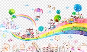 Maybe you would like to learn more about one of these? Lukisan Cat Air Ilustrasi Komik Kartun Pelangi Karakter Kartun Anak Png Pngegg
