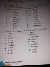 Maybe you would like to learn more about one of these? Perbaikilah Penulisan Kata Serapan Di Bawah Ini Brainly Co Id