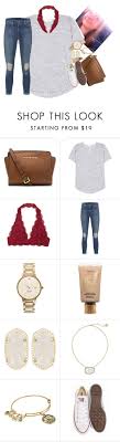 The Concert By Ellaswiftie13 Liked On Polyvore Featuring Michael Michael Kors Rag Bone J Brand Kate Spade Tarte Clothes Fashion Simple Outfits