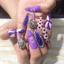 久々のスーパーロング 愛知 スカルプ スカルプネイル パープルネイル ワンカラー グラデーション 夏ネイル ネイル ネイルサロン 豊橋 豊橋ネイル ジェル ジェルネイル ハンドネイル フットネイル nbsp nbsp n パープル ネイル スーパーロング