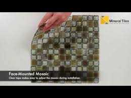 Stained Glass Mosaic Tile Moss 1x1 120hiarwe11mb Youtube
