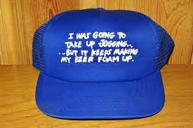 Vintage 80s Blue Mesh Trucker Snapback Hat Adjustable Looney Etsy Trucker Snapback Hats Blue