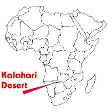 Descriptionkalahari desert and kalahari basin map.svg. San People Living In The Desert