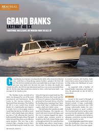 Grand banks motor yacht equipped with 2 x 450 hp cummins engines. Sea Trial Gb 46 Eastbay Sx Grand Banks Yachts
