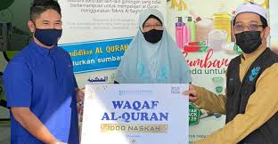 Maybe you would like to learn more about one of these? Sumbangan Waqaf 1000 Naskhah Al Quran