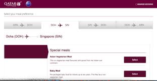 Deconstructing The Qatar Airways Pre Select Dining Service In Premium Classes Economy Class Beyond