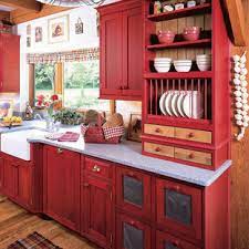 Red color means lot of energy and warmth. 75 Beautiful Kitchen With Red Cabinets Pictures Ideas May 2021 Houzz