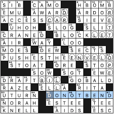 Thursday July 11 2019 Diary Of A Crossword Fiend