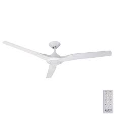 With large low profile ceiling fans, you can get the good looks of the flush mount in addition to the cooling power that fan blades provide. White Radical Ii Dc Cct Led Light Remote By Hunter Pacific 60