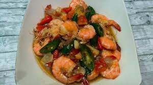 Tuangi 100 air, masak dengan suhu sedang. Resep Mudah Tumis Udang Cabe Ijo Saus Tiram Endull Youtube
