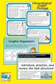 Chronological Order Text Structure Task Cards And Slide Presentation Chronological Order Text Structure Text Structure Task Cards