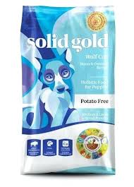 solid gold wolf cub bison oatmeal puppy food dry dog