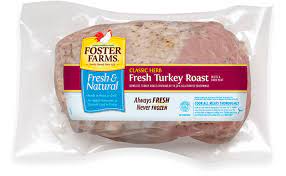 The easiest way to carve . Fresh Natural Seasoned Boneless Turkey Roast Products Foster Farms