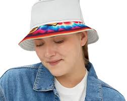 Tengo mucha experiencia Sombrero de pescador teñido anudado