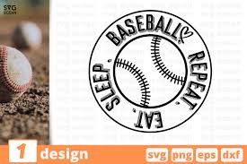 Vector baseball laces background for design ai file. Eat Sleep Baseball Repeat Svg Cut Files Baseball Monogram 678054 Cut Files Design Bundles