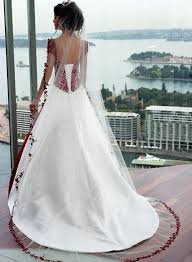 Red White Classic Vintage Wedding Dress Wedding Dresses Wedding Dresses And Red Wedding Dresses Wedding Dress Cap Sleeves Red White Wedding Dress