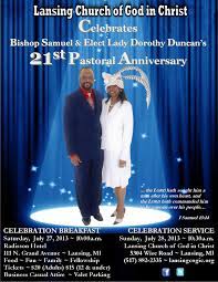 Check spelling or type a new query. 21st Pastoral Anniversary Celebration Honoring Bishop Samuel Elect Lady Dorothy Duncan Lansing Cogic S Fyi Blog