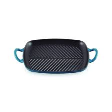4.3 out of 5 customer rating. Le Creuset Signature Cast Iron 30cm Rectangular Grill Deep Teal 20201306420422 Ecookshop