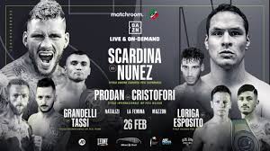 Here is the upcoming dazn boxing schedule, containing all confirmed live events set to air on dazn in some or all parts of the world (see below for exact details per fight). Scardina Vs Nunez Dazn Feb 26 Boxing Schedule