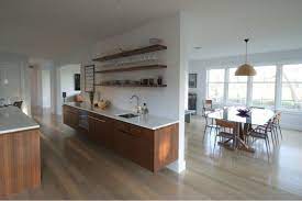 This look pairs best with more traditional spaces, especially with shaker cabinets, as evidenced in this kitchen by studio mcgee. White Oak Floors Walnut Cabinets Kitchen New York Kitchen Design Home