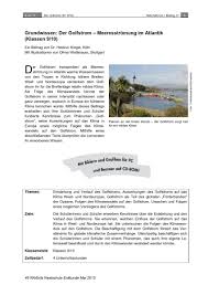 Aber was ist eigentlich der golfstrom und wieso beeinflusst er unser wetter und das klima? Grundwissen Der Golfstrom Erdkunde Geographie Naturwissenschaften Unterrichtsmaterial Raabe