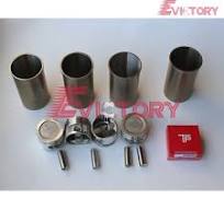 For Nissan Forklift H20 H20-2 H20-II Cylinder Liner Kit Piston + Ring  Cylinder Sleeve