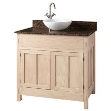 36 Unfinished Narrow Depth Mission Hardwood Vessel Sink Vanity Vessel Sink Vanity Unfinished Bathroom Vanities Vanity Sink