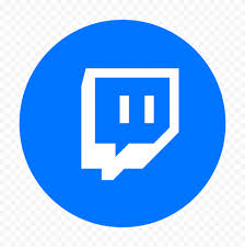Twitch logo png images free download. Hd Blue Twitch Tv Round Icon Transparent Background Png Citypng