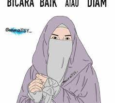 25 Gambar Kartun Berhijab Beserta Kata Kata Kartun Muslimah Bercadar Dan Kata Kata Mutiara Ragam Muslim Download Kewajiban B Meme Kartun Kartun Kartun Hijab